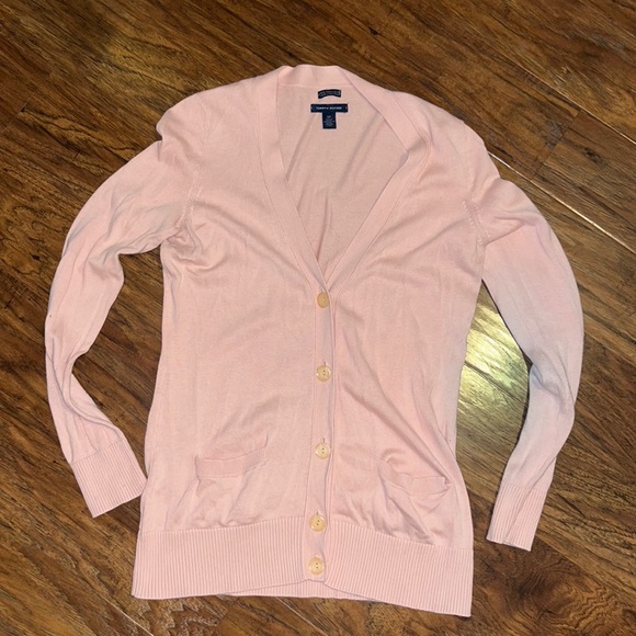 Tommy Hilfiger Pale Pink Cardigan - Picture 1 of 5